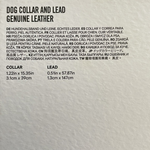 H&Moschino Leather Dog Collar and Leash - Picture 6 of 6